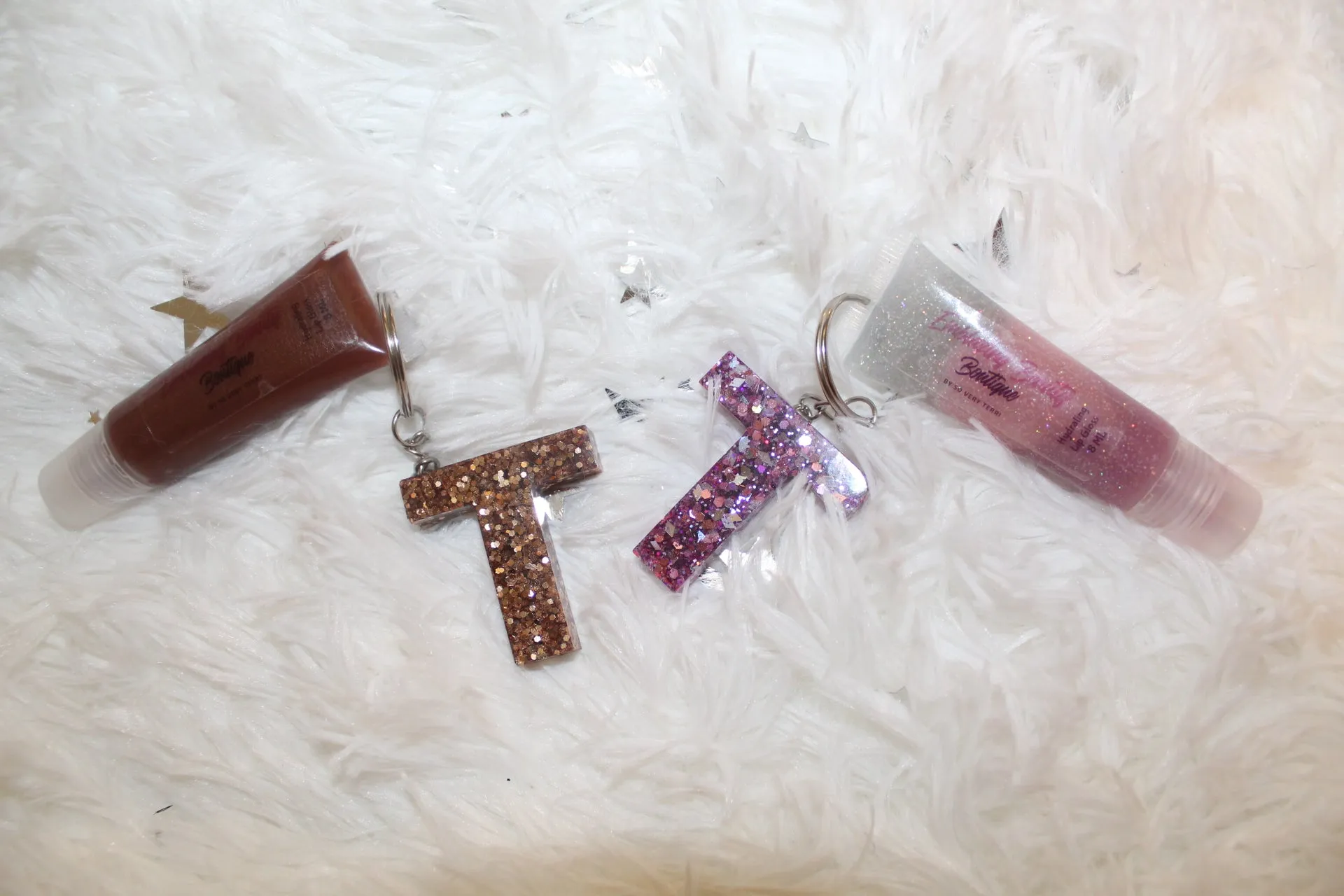 Glitter Keychain For Lip Gloss
