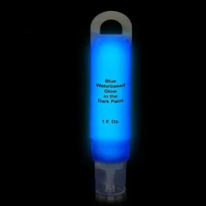 Glominex Glow Paint 1 oz Tube Blue