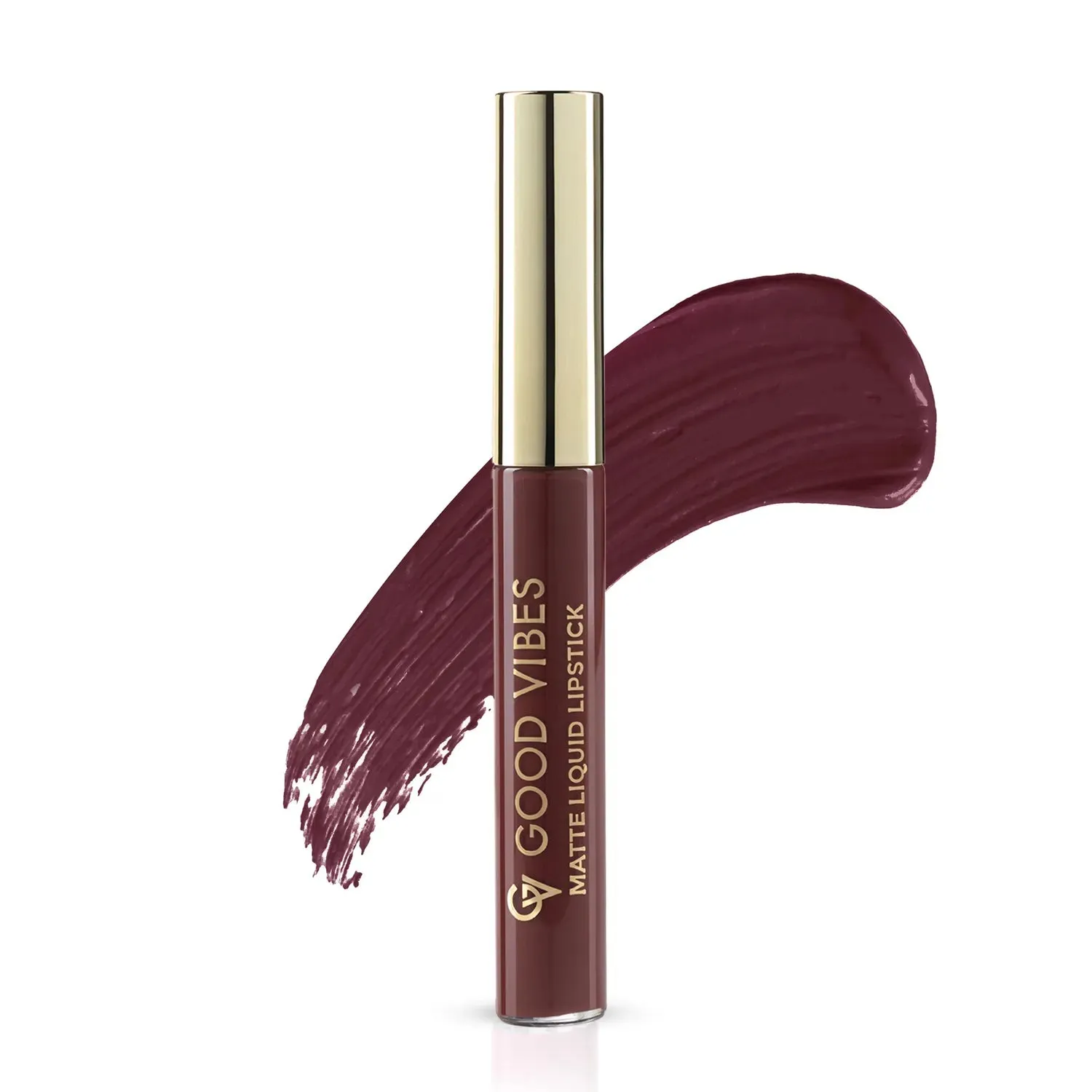 Good Vibes HydraGlow Matte Liquid Lipstick| Jojoba & Vitamin E| Royal Wine (R3) - (5.2ml)