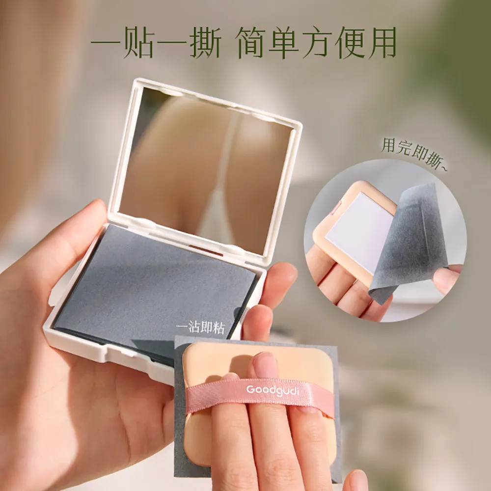 Goodgudi Oil-Absorbing Face Powder Puff Sheets - 100pcs