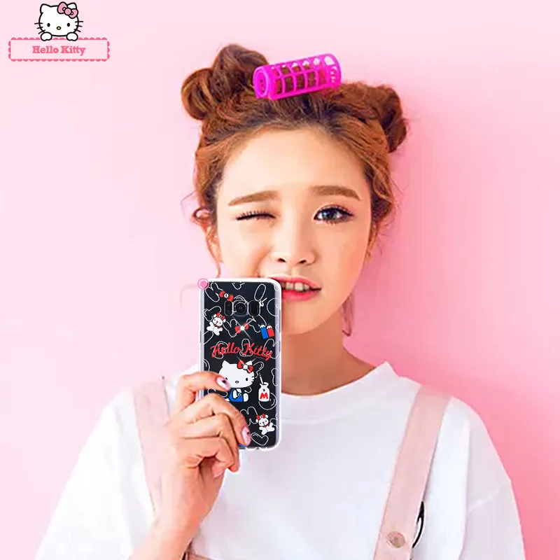 gourmandise Hello Kitty Air Cushion Bling Crystal Rhinestone Diamonds Transparent TPU Cover Case