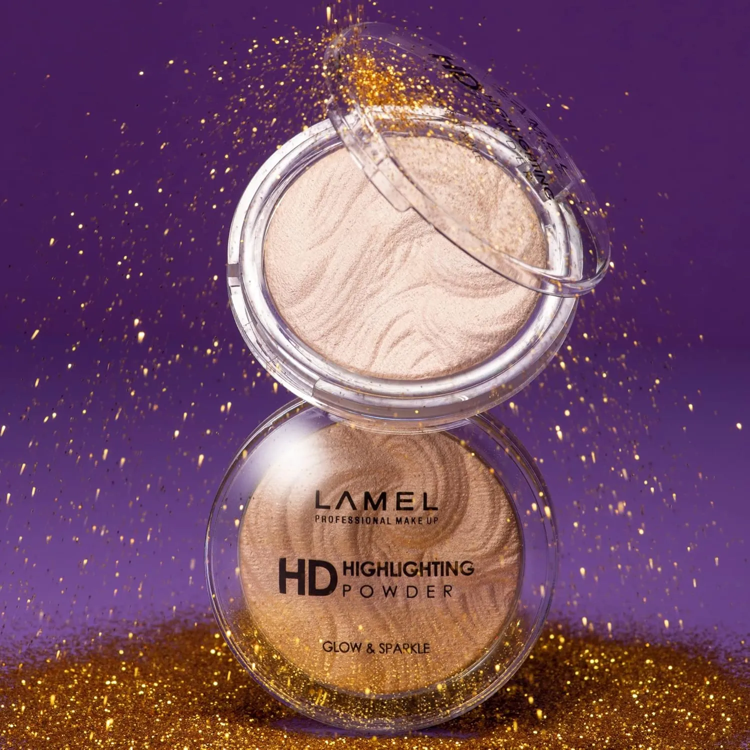 HD Highlighting Face Powder - Natural Glow and Luminous Finish, Baked Blendable Pigmented Formula - Long-lasting & Fade-Resistant Wear, 402 12g/0.42 oz