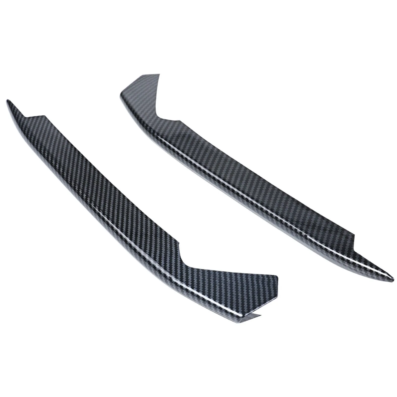 Headlight Front Lamp Eyelid Cover Trim For 2018-2020 Honda Accord, 2Pcs