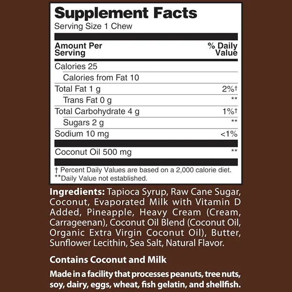 Healthy Delights Naturals Coconut Oil Soft Chews