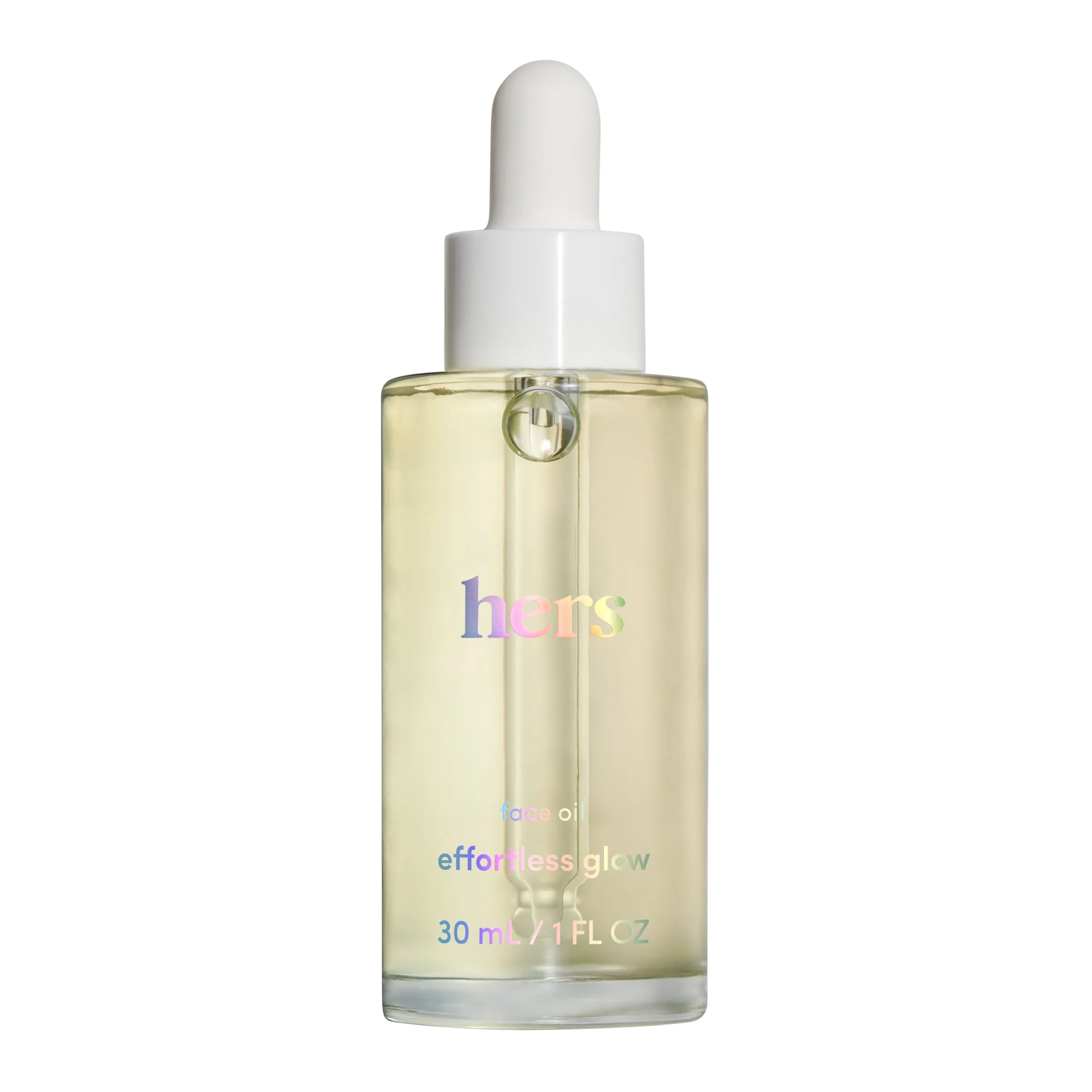 Hers Effortless Glow Face Oil, Lightweight, Hydrating Drops, 1 fl oz