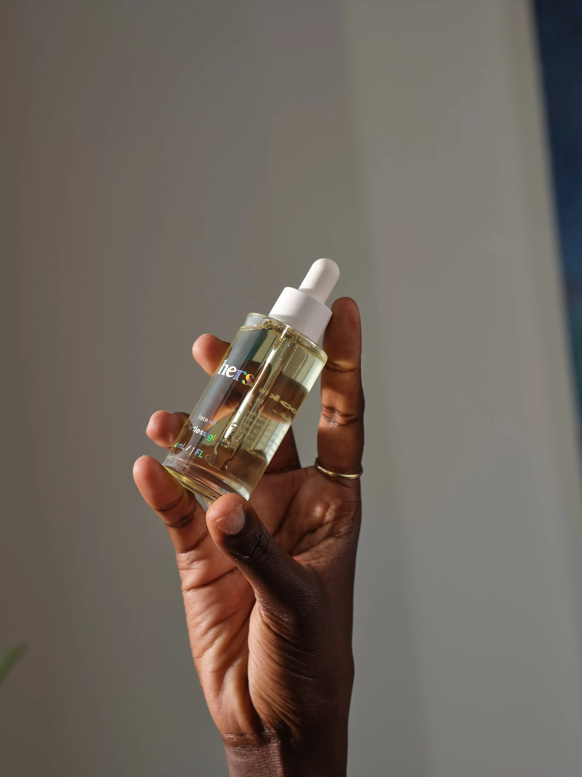 Hers Effortless Glow Face Oil, Lightweight, Hydrating Drops, 1 fl oz