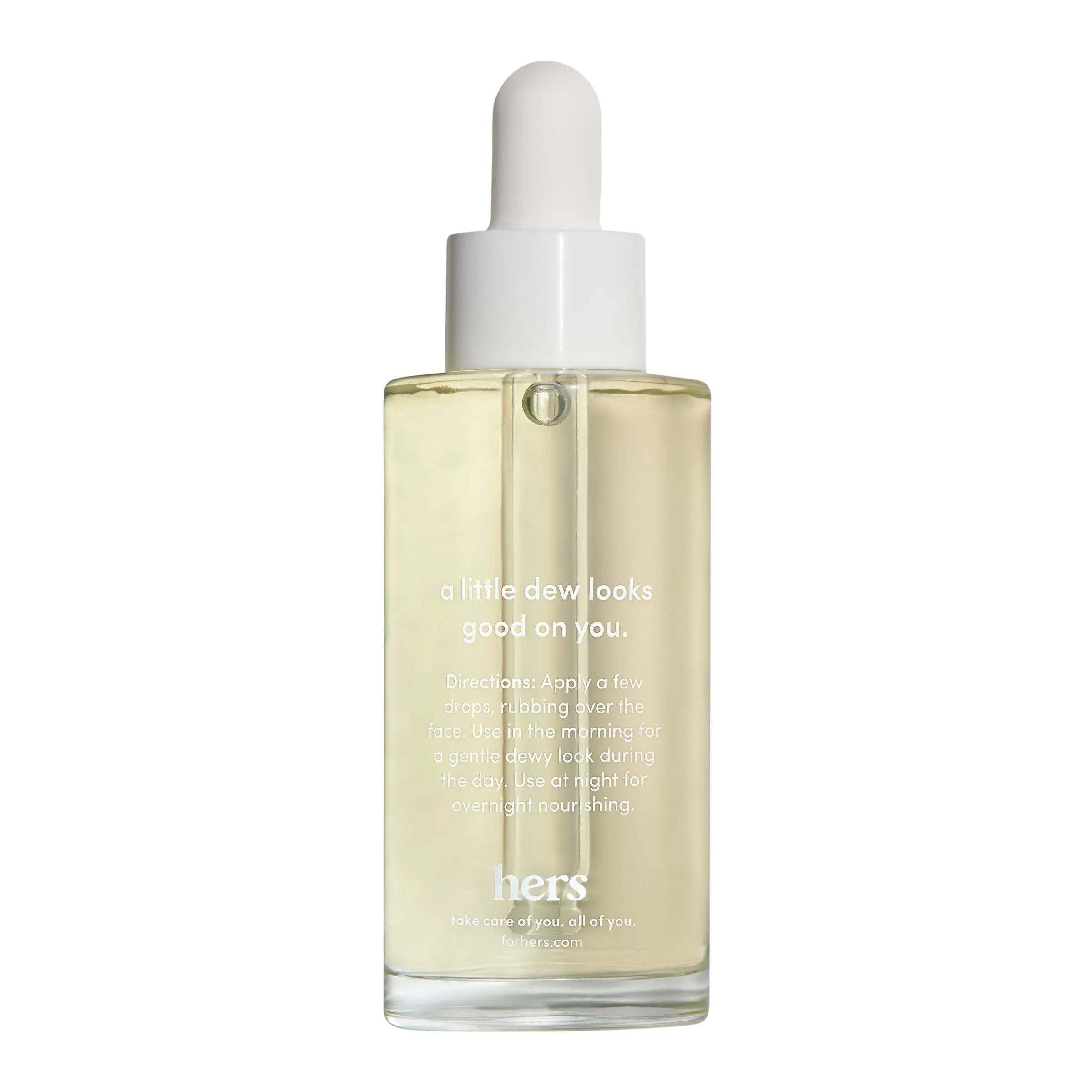 Hers Effortless Glow Face Oil, Lightweight, Hydrating Drops, 1 fl oz