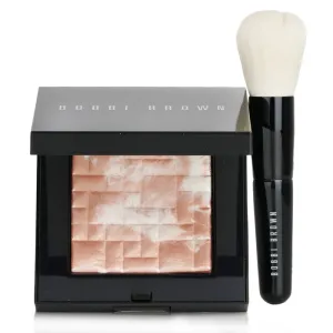 Highlighting Powder Set (1x Highlighting Powder   1x Mini Face Brush) - #pink Glow - 2pcs
