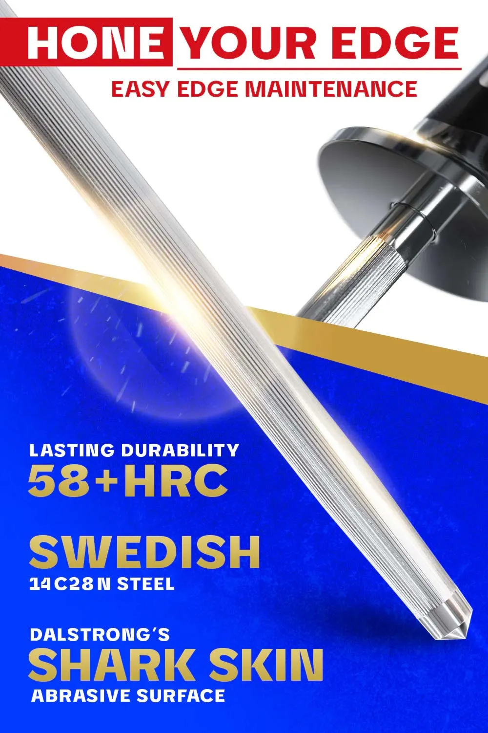 Honing Steel 8" | Centurion Series | Dalstrong ©