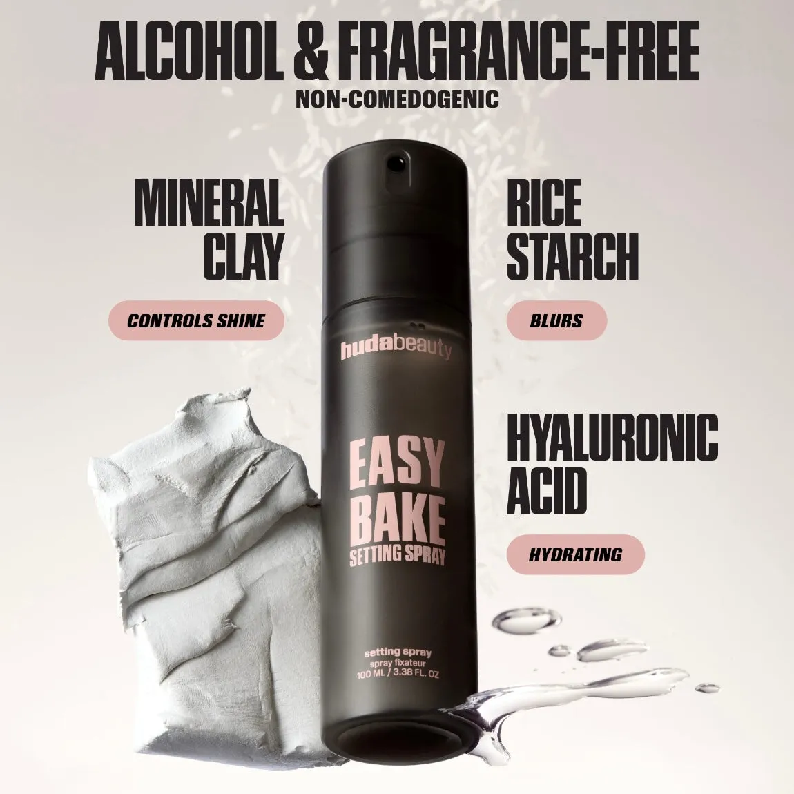 Huda Beauty - Mini Easy Bake Setting Spray with 16-Hour Wear