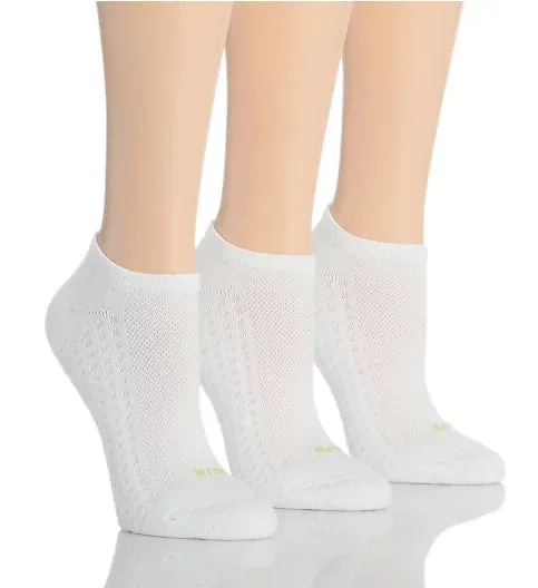HUE - AIR CUSHION NO SHOW SPORT SOCK- 3 PAIR PACK