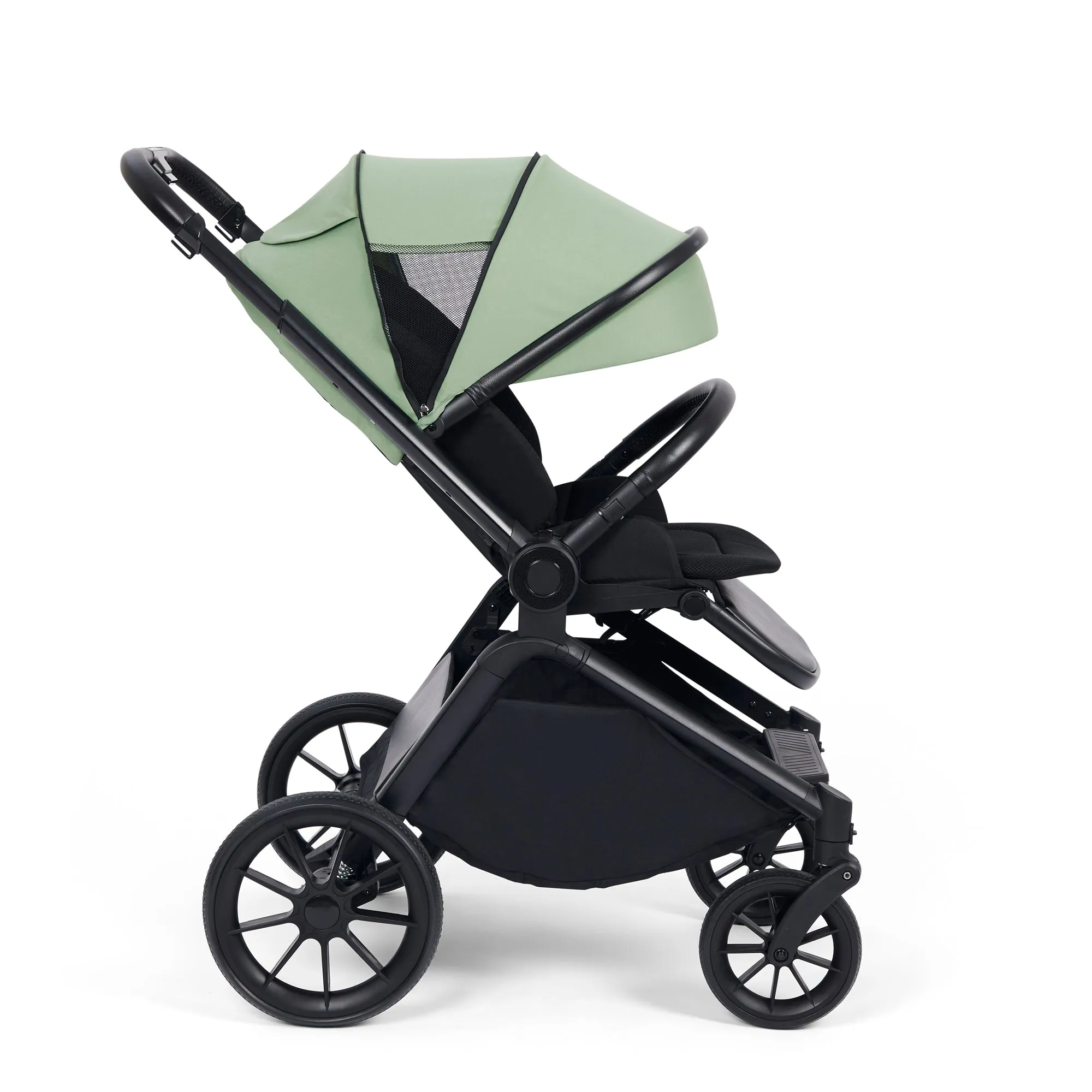 Ickle Bubba Altima All-in-One i-Size Travel System with Isofix Base (Stratus) Sage Green