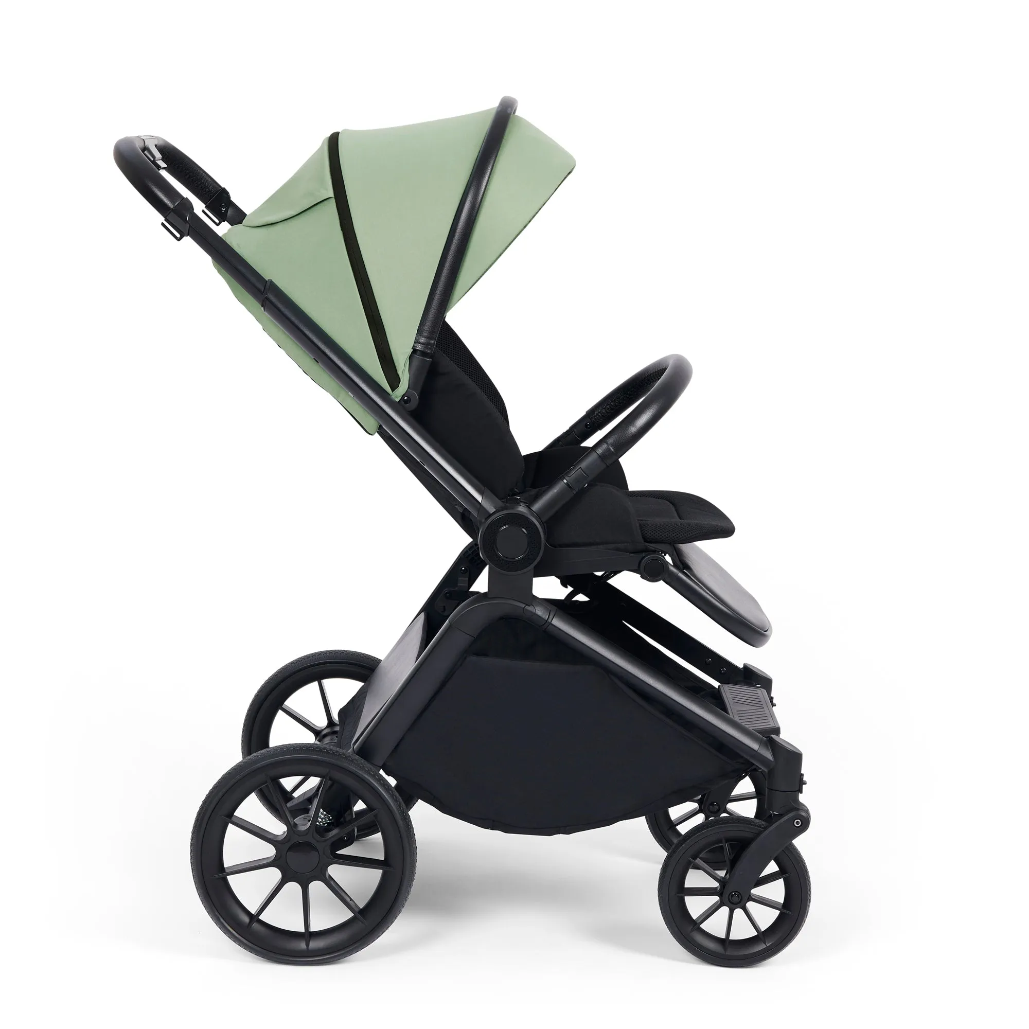 Ickle Bubba Altima All-in-One i-Size Travel System with Isofix Base (Stratus) Sage Green