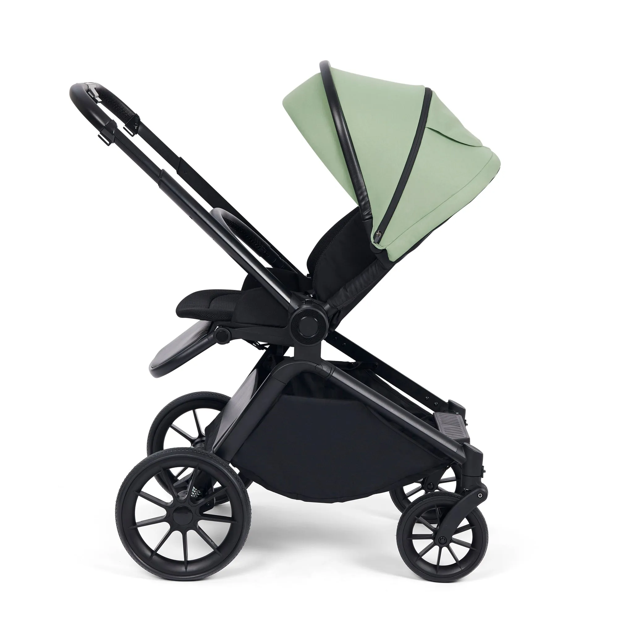 Ickle Bubba Altima All-in-One i-Size Travel System with Isofix Base (Stratus) Sage Green