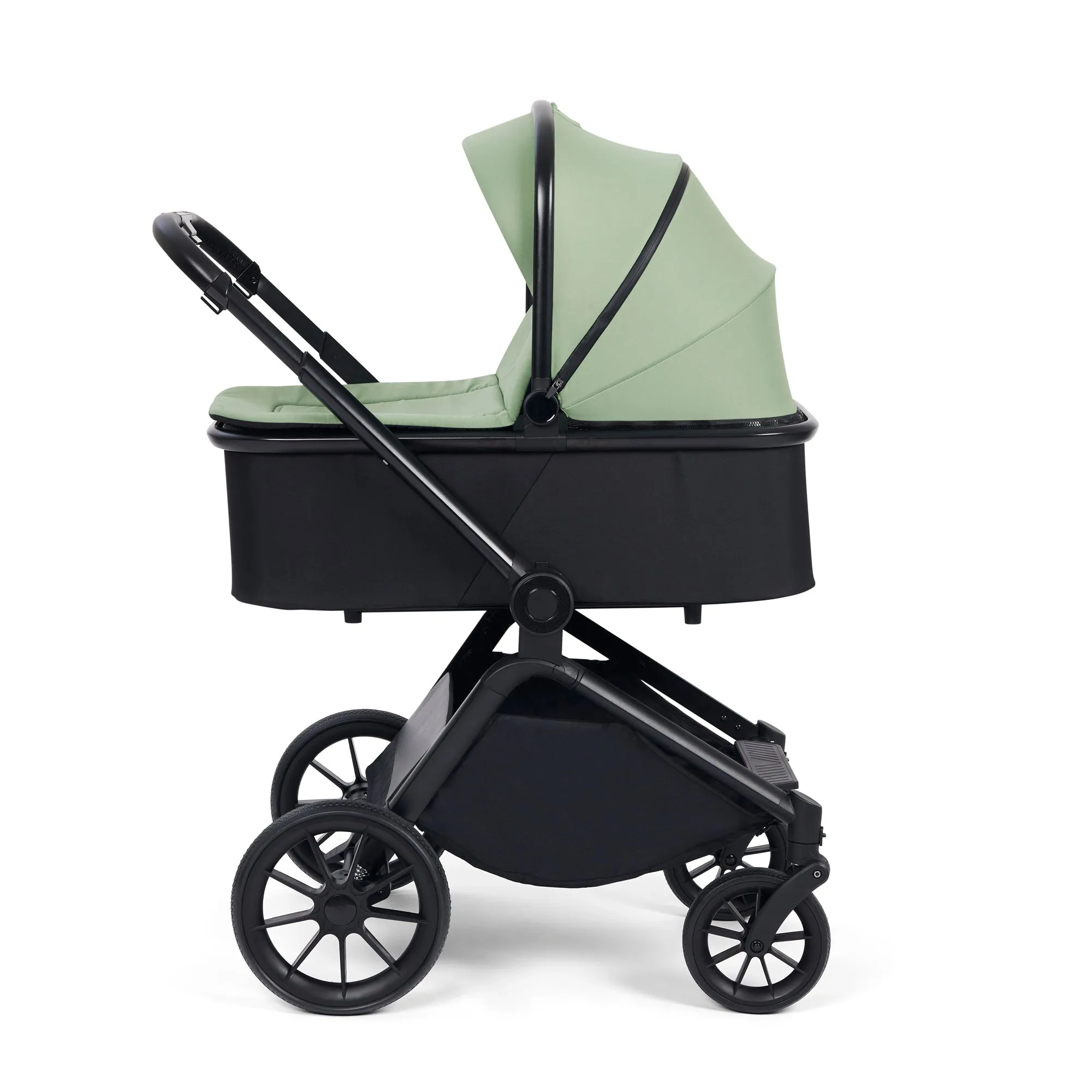 Ickle Bubba Altima All-in-One i-Size Travel System with Isofix Base (Stratus) Sage Green