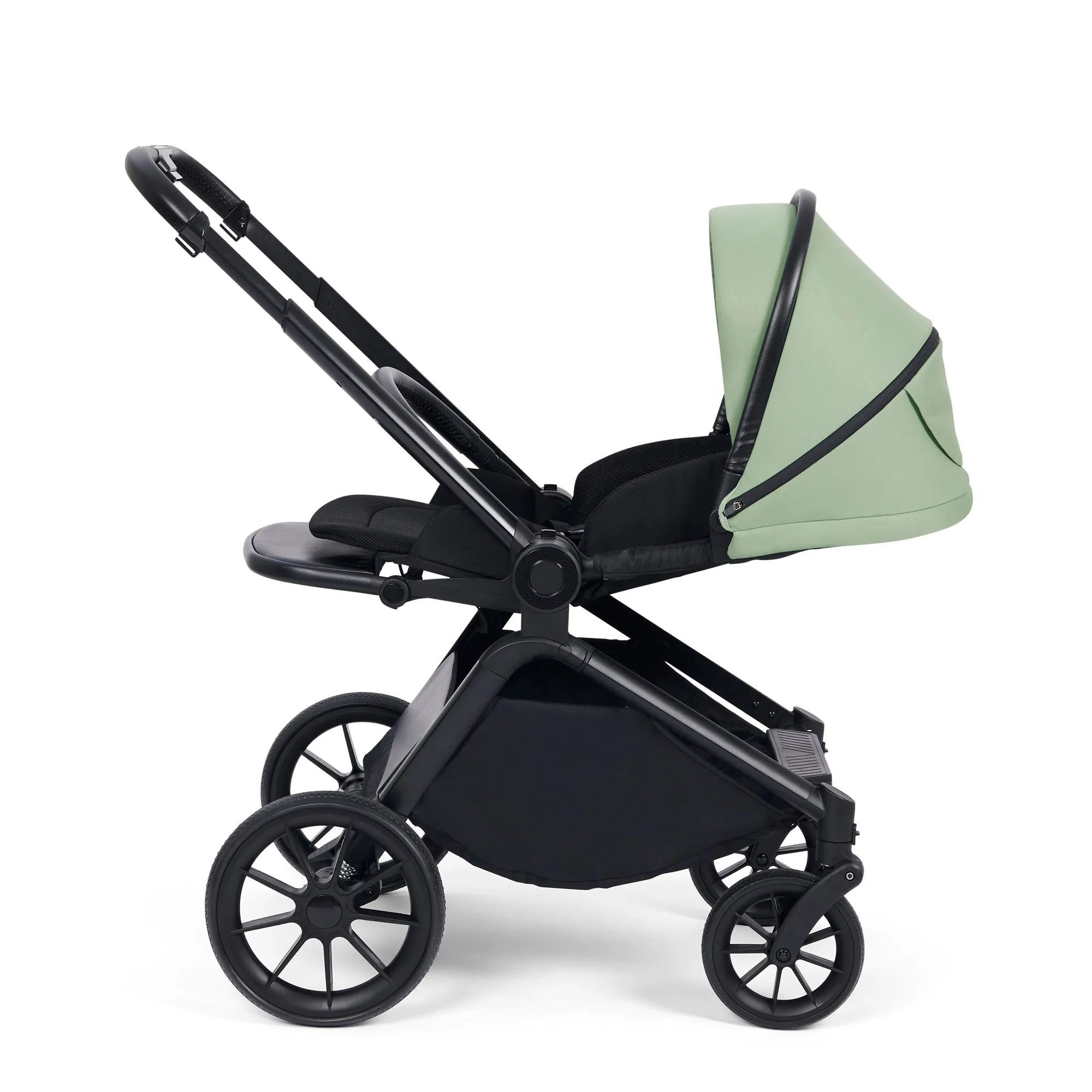 Ickle Bubba Altima All-in-One i-Size Travel System with Isofix Base (Stratus) Sage Green