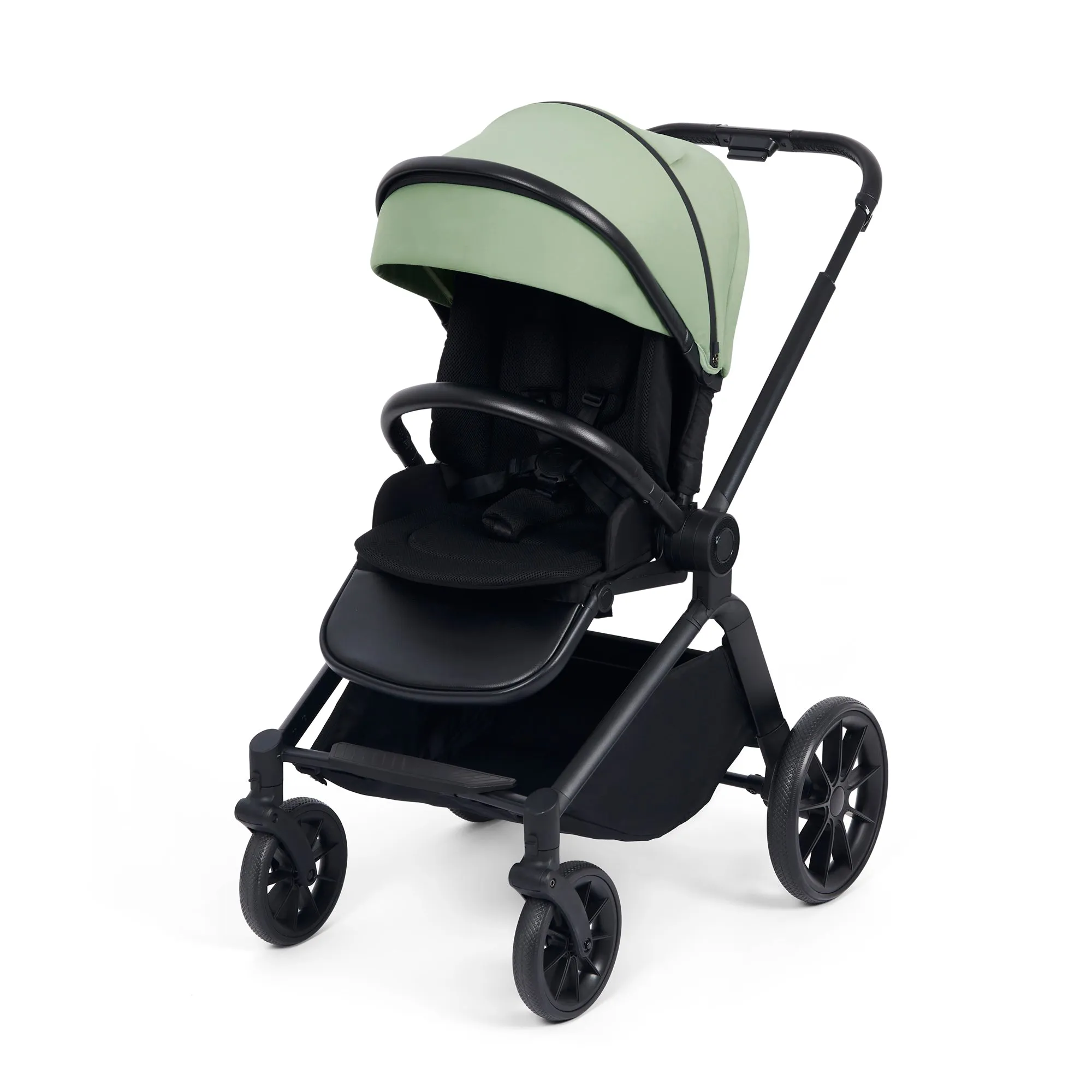 Ickle Bubba Altima All-in-One i-Size Travel System with Isofix Base (Stratus) Sage Green