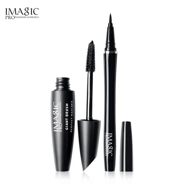 IMAGIC Beauty Cosmetic Makeup Black Curling Waterproof Lengthening  Eyelash  Mascara Make Up