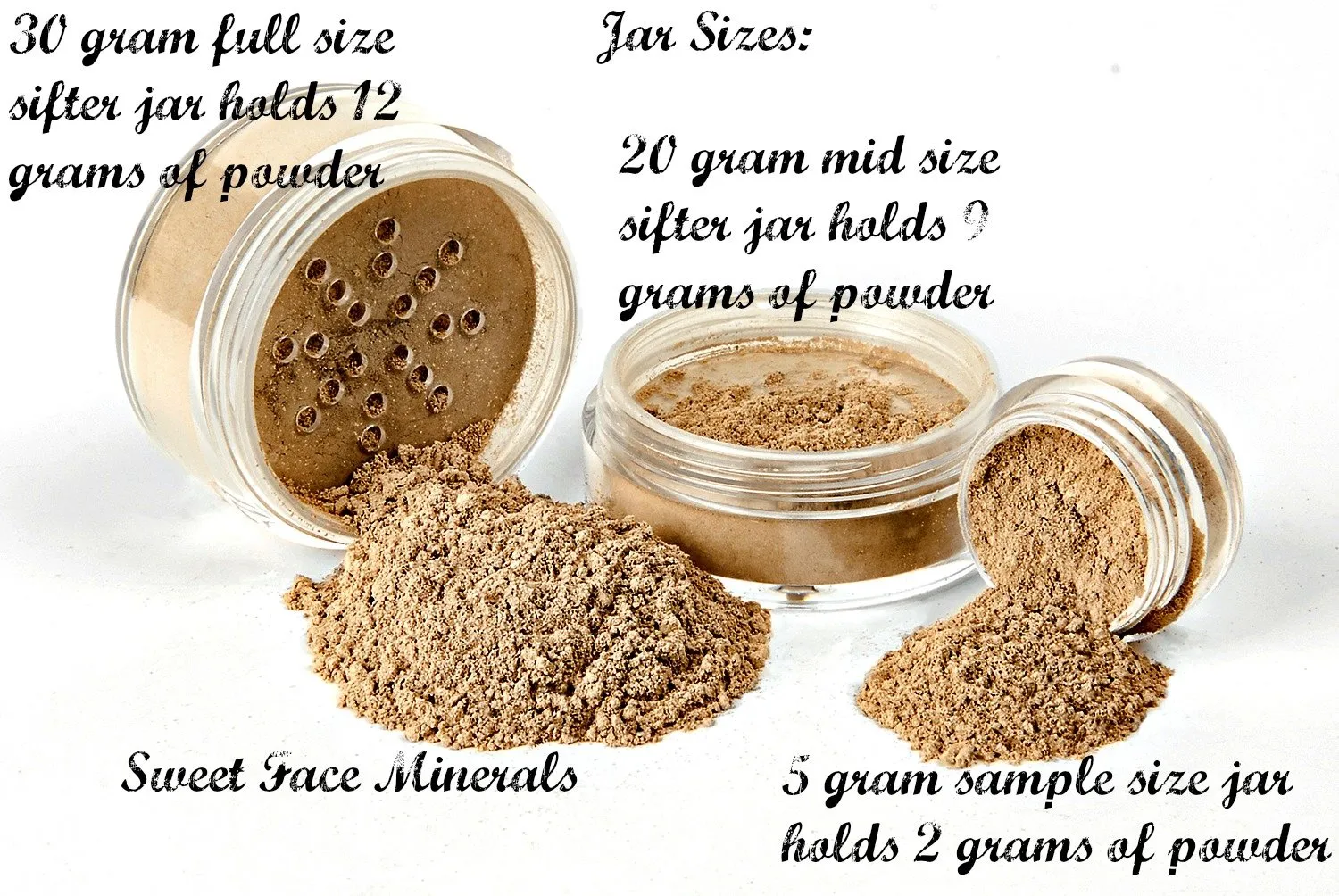 IMPULSE KIT (FAIR 1) Full Size Mineral Makeup Set Matte Foundation Bare Face Sheer Powder Cover