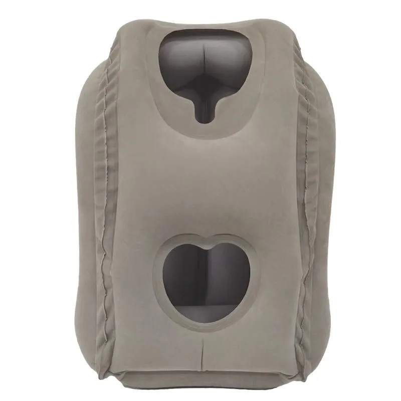 Inflatable Travel Pillow Air Cushion for Airplanes, Trains, Cars and Office Napping