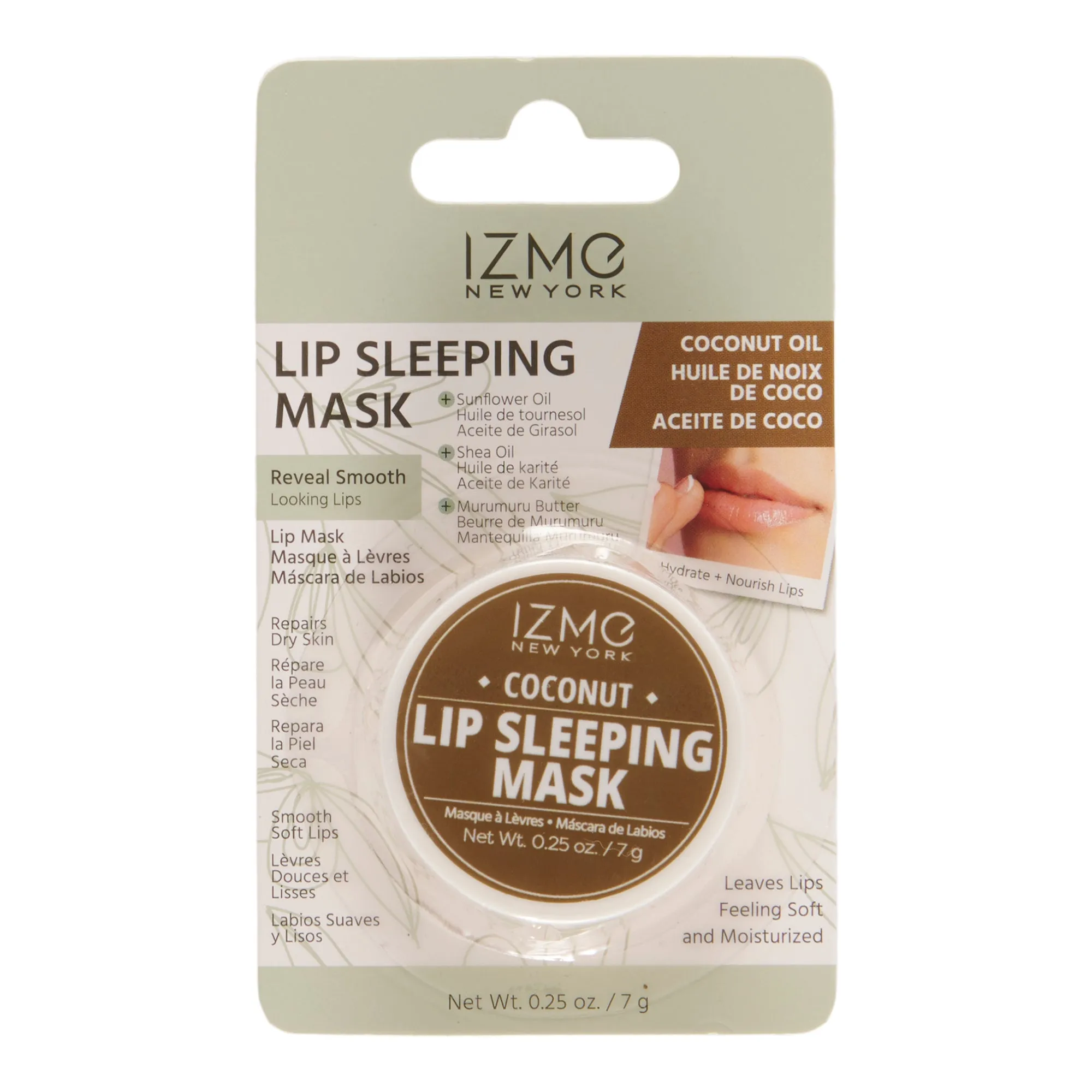 IZME Coconut Lip Sleeping Mask, 7 g