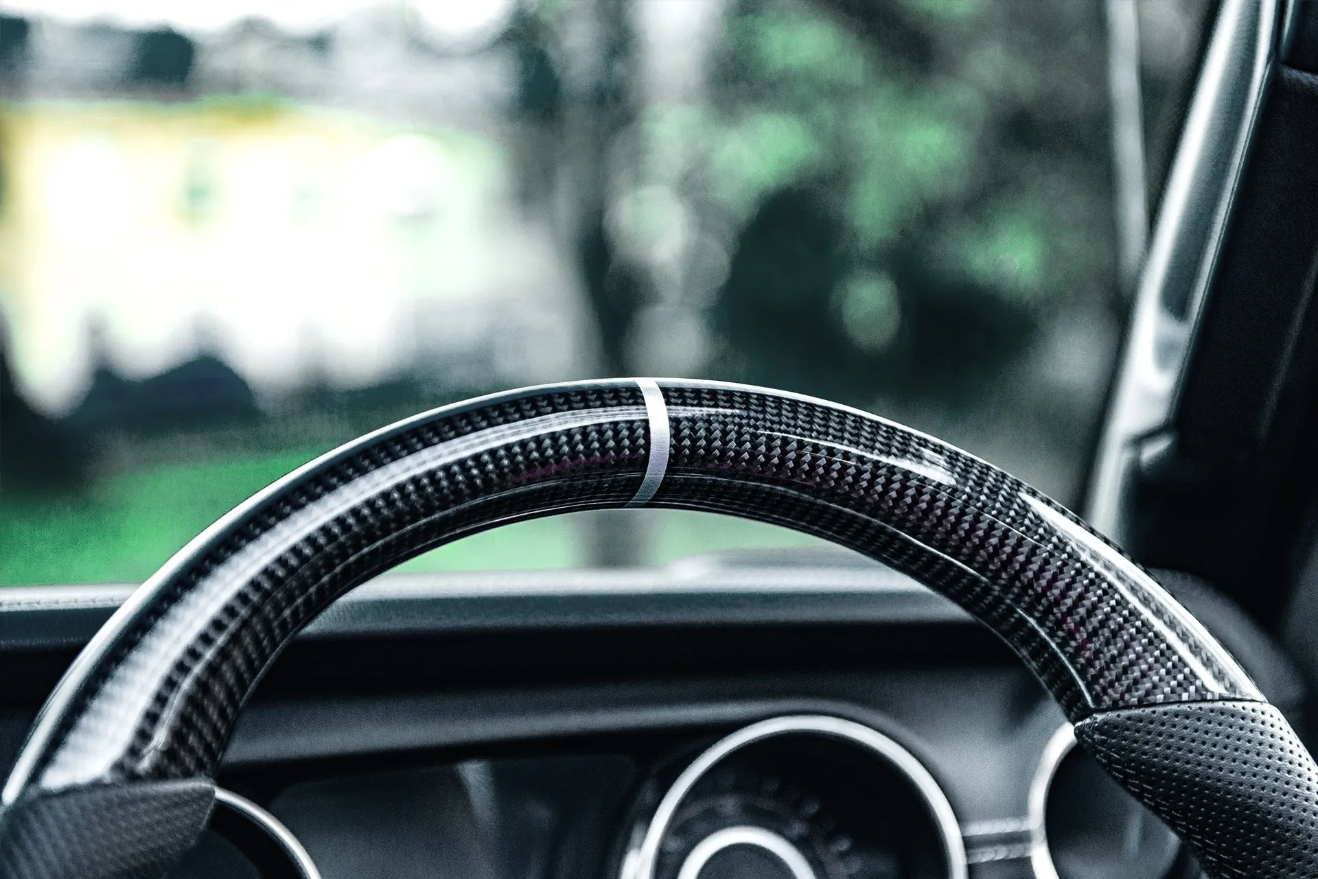 Jeep Wrangler JL (2018-Present) Carbon Sports Steering Wheel with Kahn Lettering