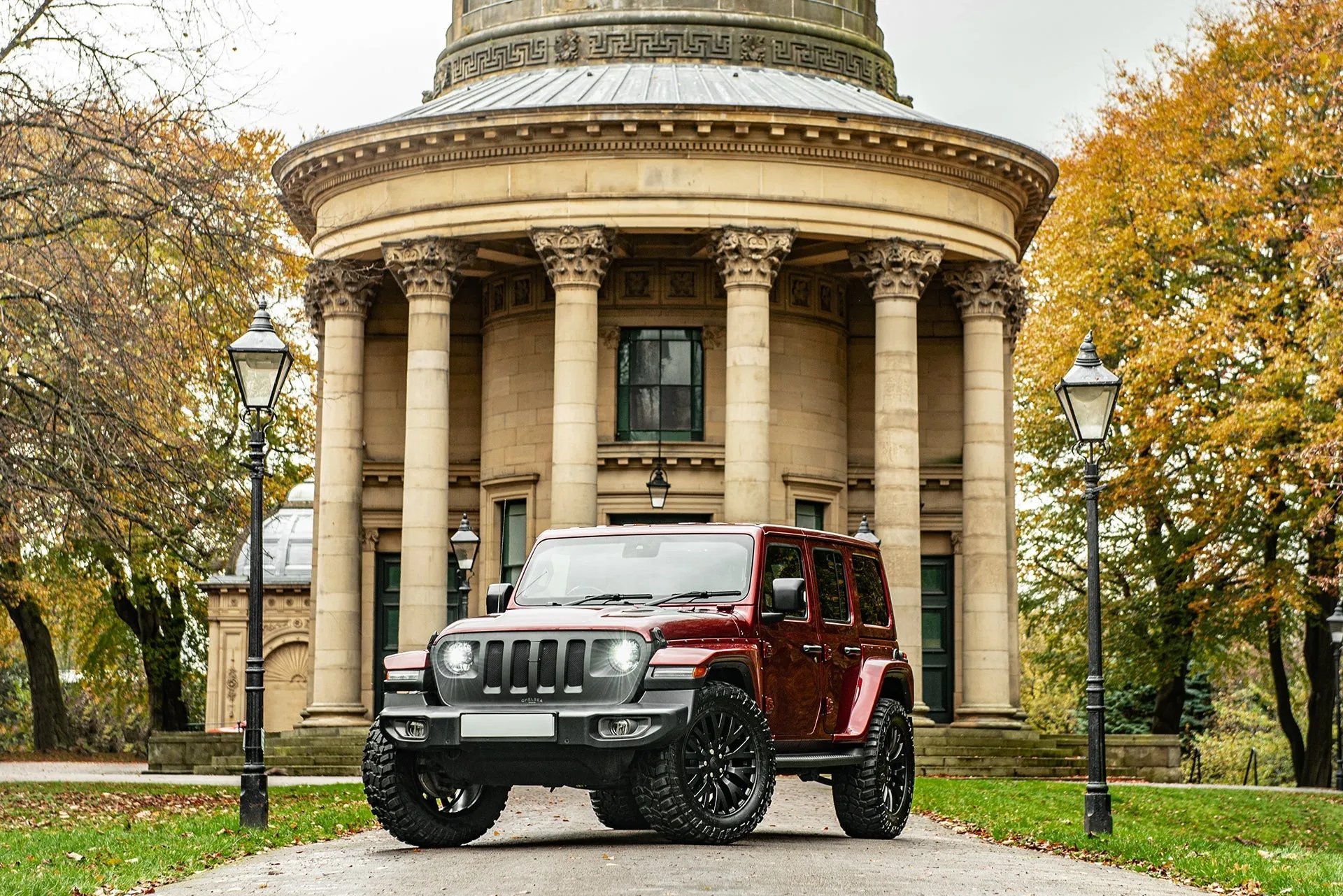 Jeep Wrangler JL 4 Door Bodyguard - Red Exterior