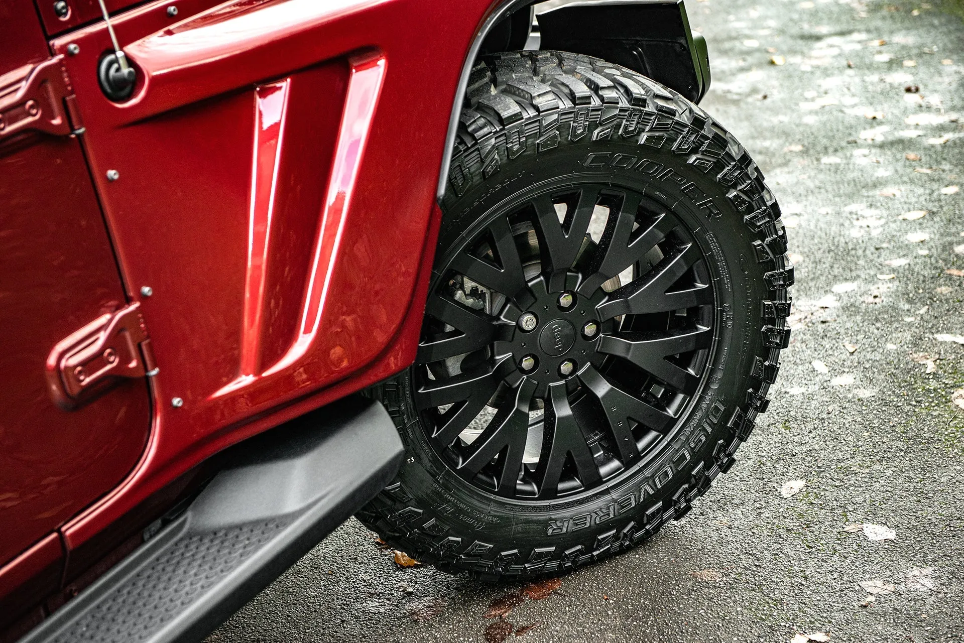 Jeep Wrangler JL 4 Door Bodyguard - Red Exterior