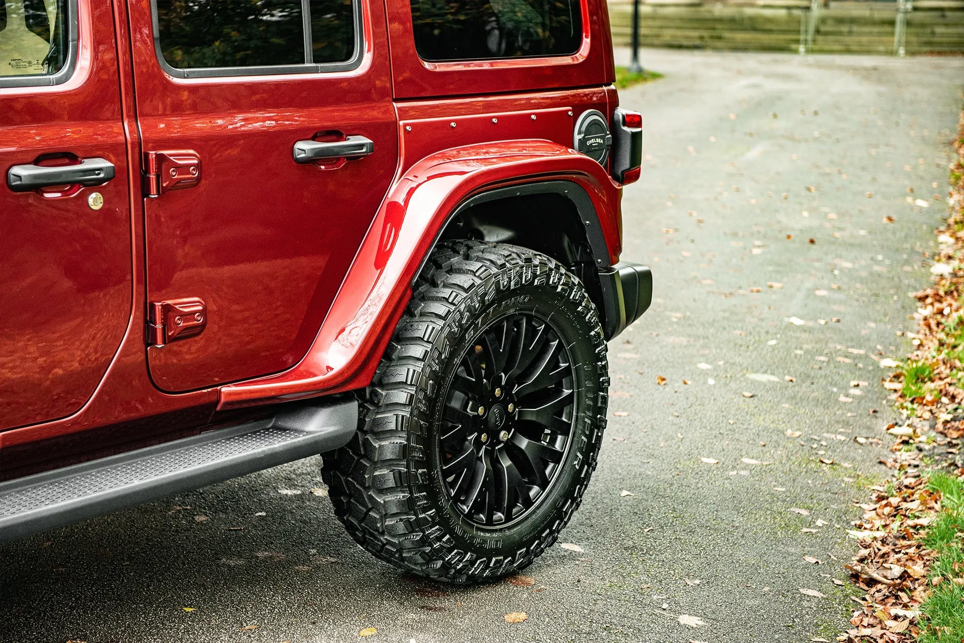 Jeep Wrangler JL 4 Door Bodyguard - Red Exterior