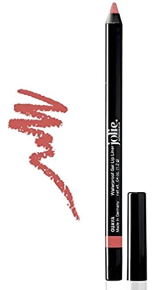 Jolie Cosmetics Waterproof Gel Lip Liner - Super Smooth, Extra Long-Wear (Guava)