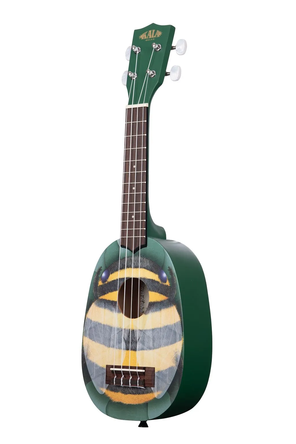 Kala KA-NV-HBEE Satin Soprano Ukulele (Honey Bee)