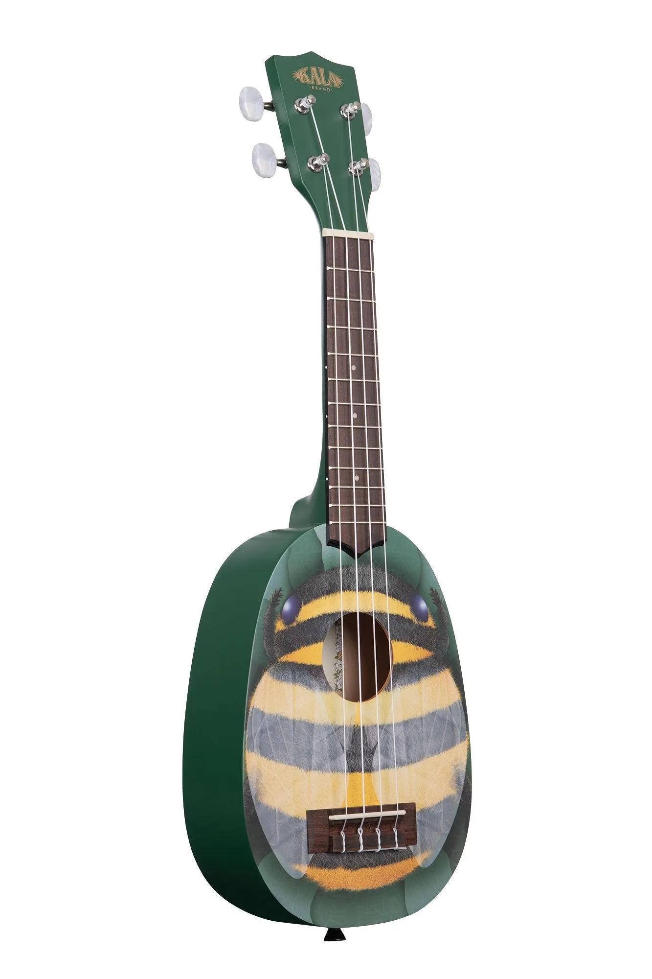 Kala KA-NV-HBEE Satin Soprano Ukulele (Honey Bee)