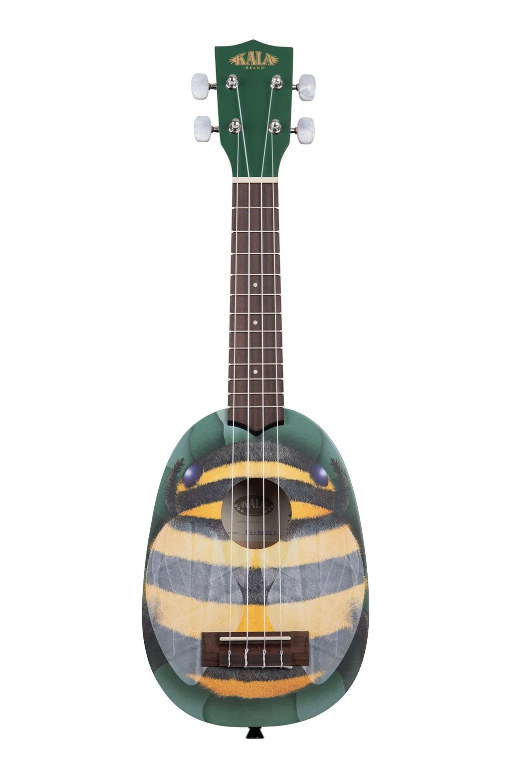 Kala KA-NV-HBEE Satin Soprano Ukulele (Honey Bee)