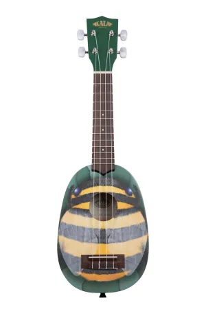 Kala KA-NV-HBEE Satin Soprano Ukulele (Honey Bee)