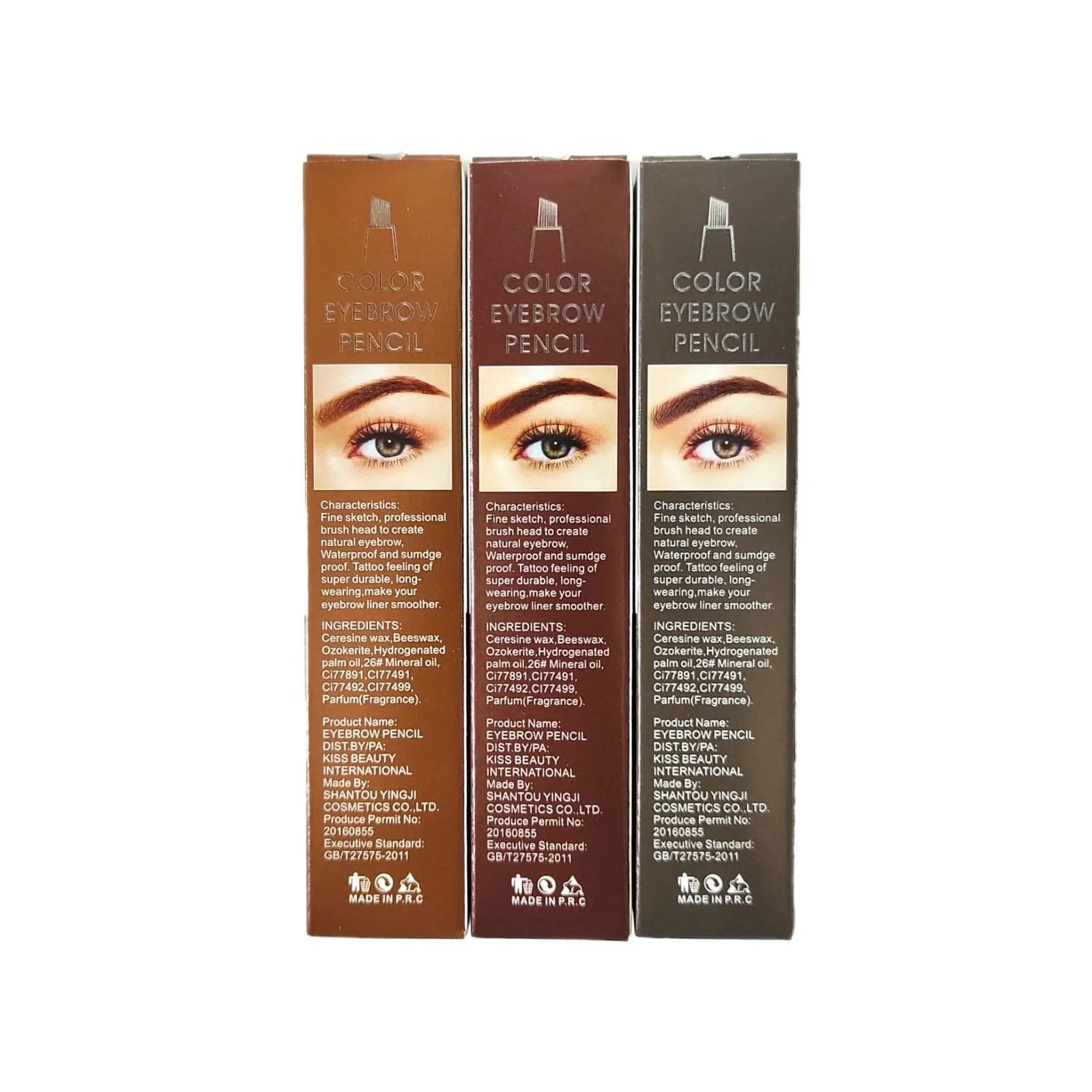 Kiss Beauty Color Eyebrow Pencil - 0.4g