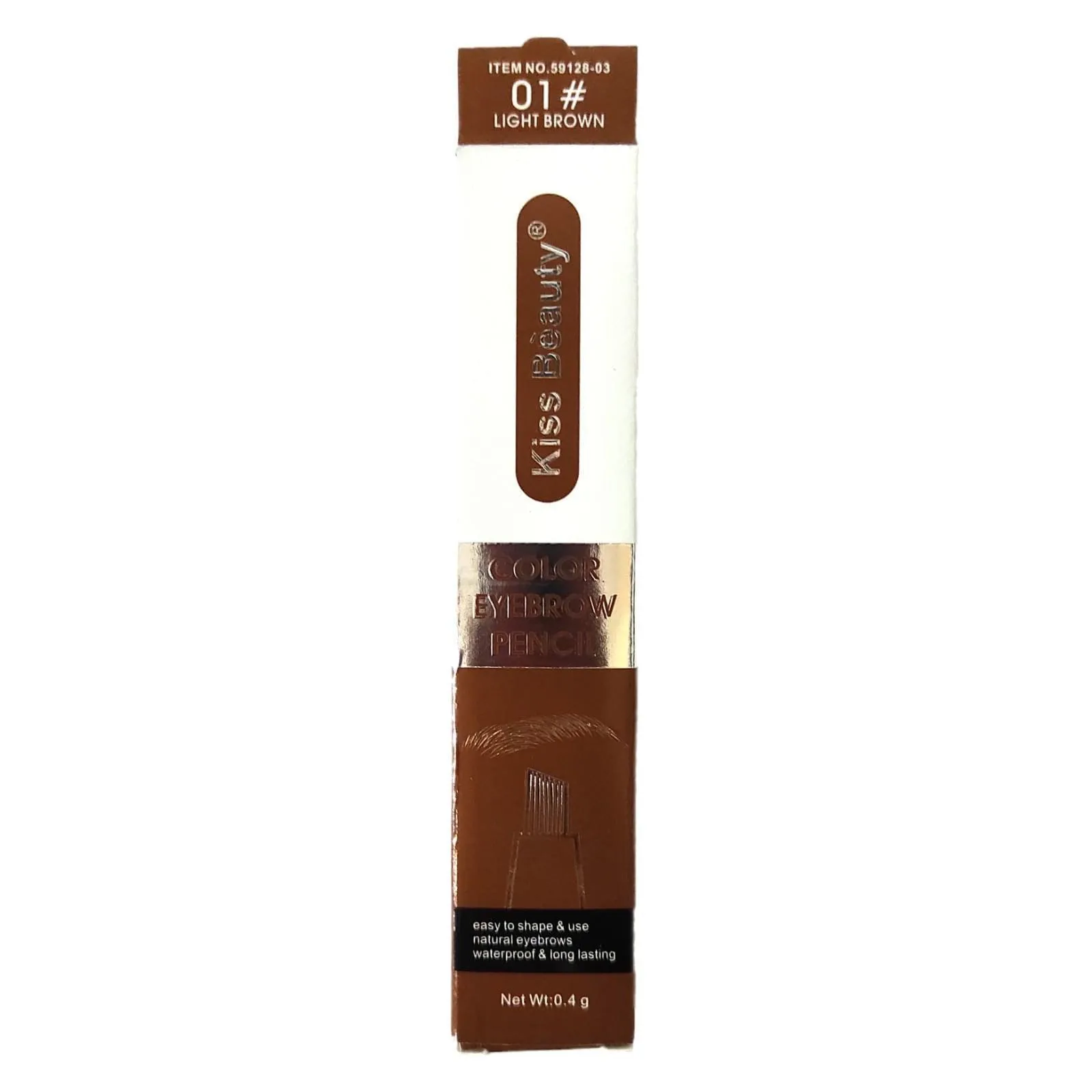 Kiss Beauty Color Eyebrow Pencil - 0.4g