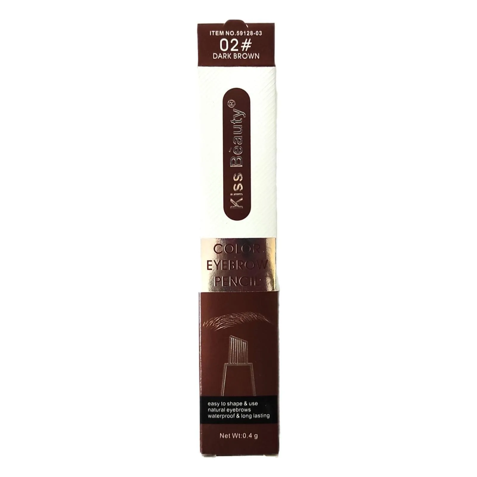 Kiss Beauty Color Eyebrow Pencil - 0.4g