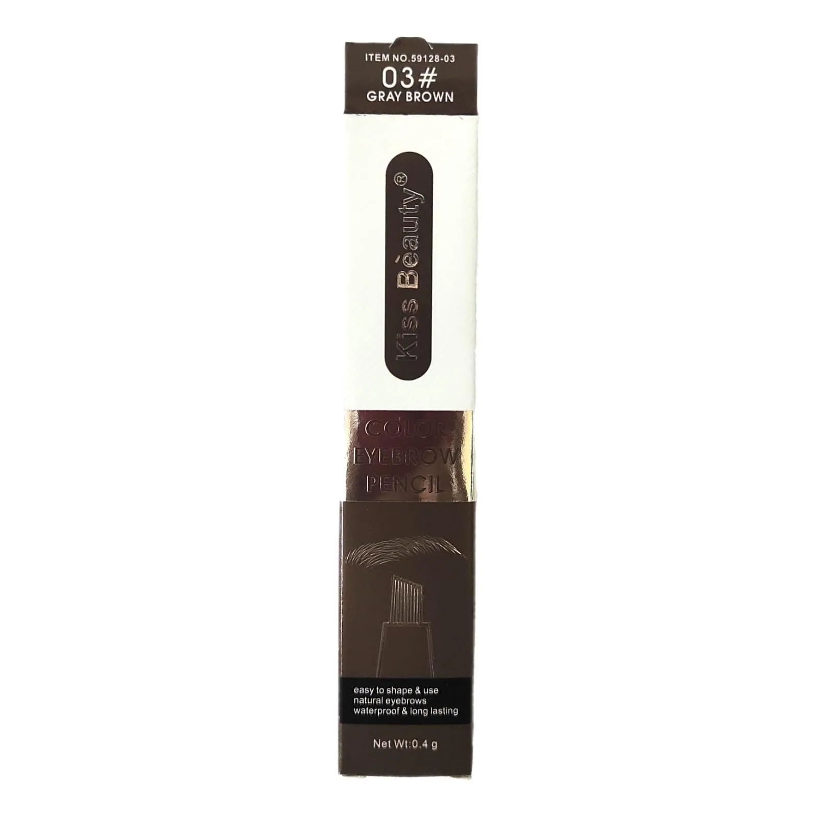 Kiss Beauty Color Eyebrow Pencil - 0.4g