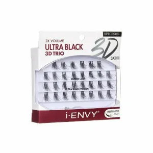 Kiss: i Envy Ultra Black 3D Trio Lash Extensions