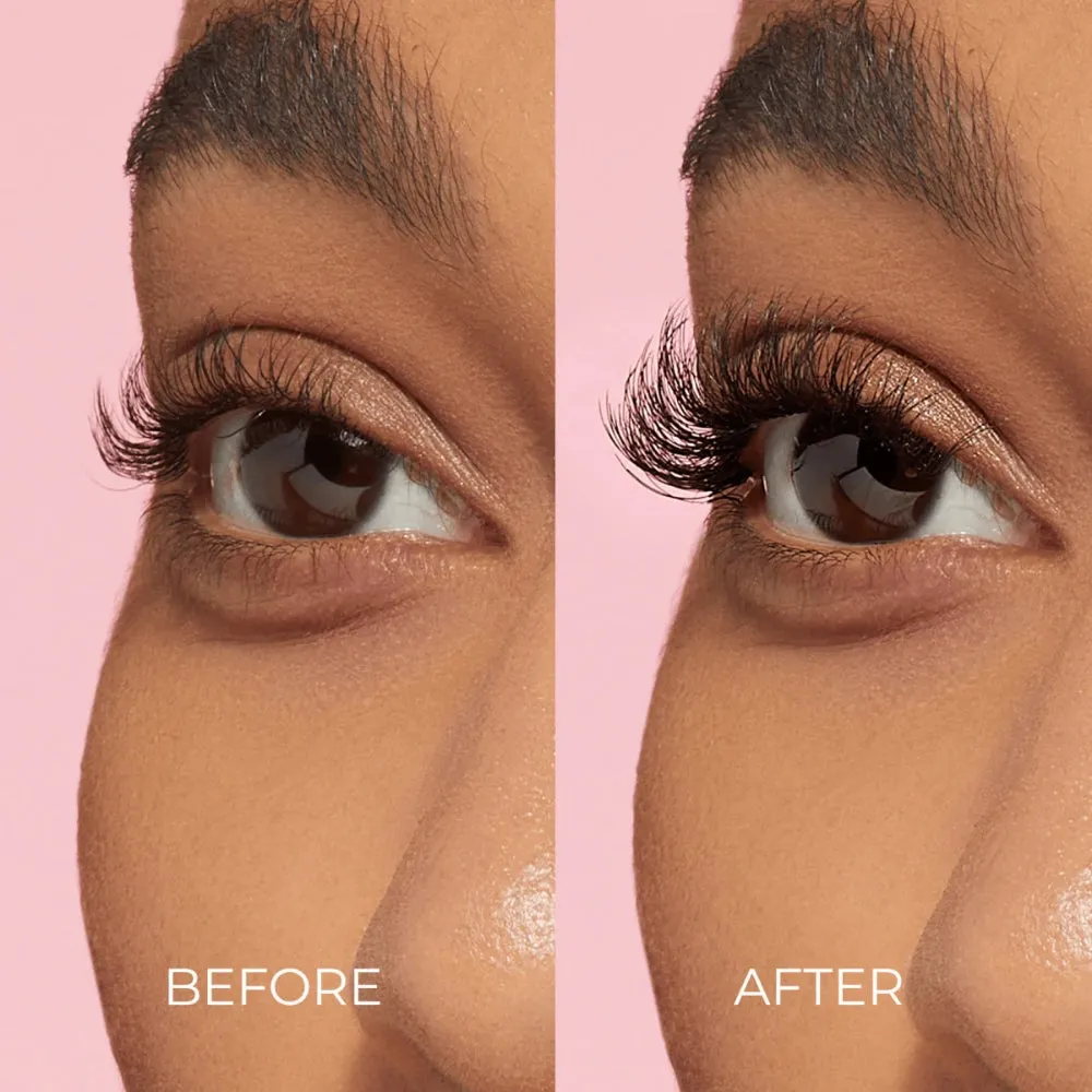 Kiss imPress Press-On Falsies Individual Lashes Black 09 Edgy Wispy 12 Clusters
