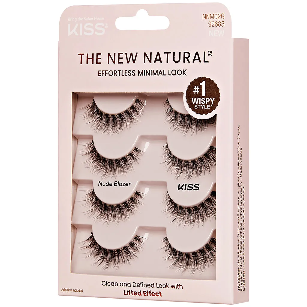 Kiss The New Natural Lashes Multipack - Nude Blazer