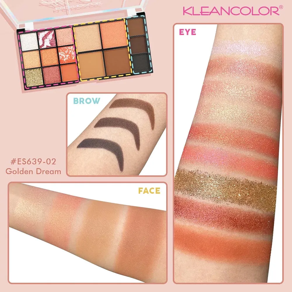 Kleancolor - All In One Face, Eye, Brow Palette