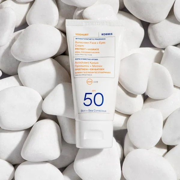 Korres Yoghurt Sunscreen Face   Eyes Cream SPF50