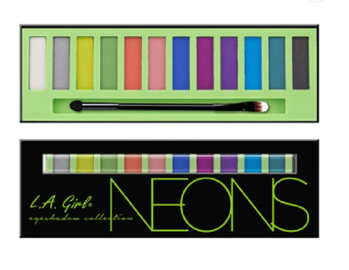 LA Girl Beauty Brick Eyeshadow Palette - 334 Neons