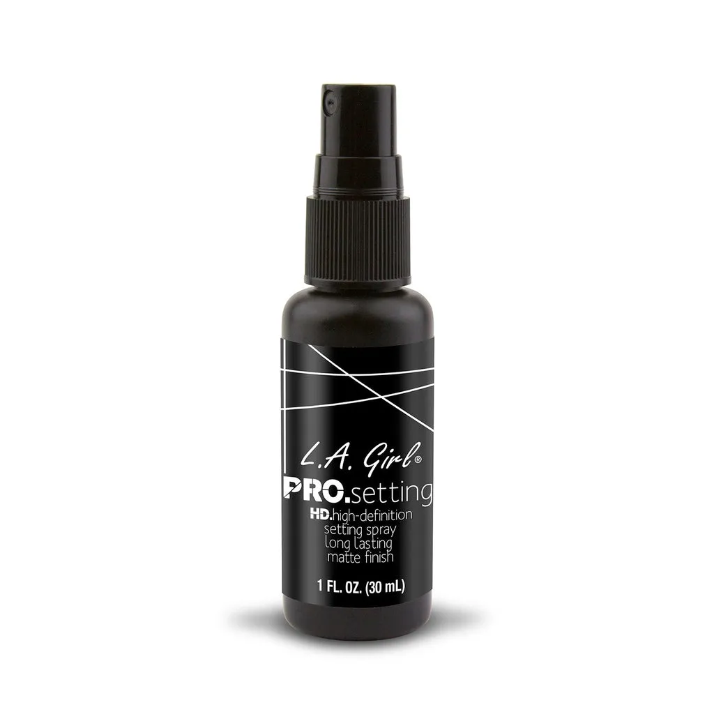 LA Girl Pro Setting HD High Definition Setting Spray HD Long Lasting Matte Finish بخاخ مثبت المكياج