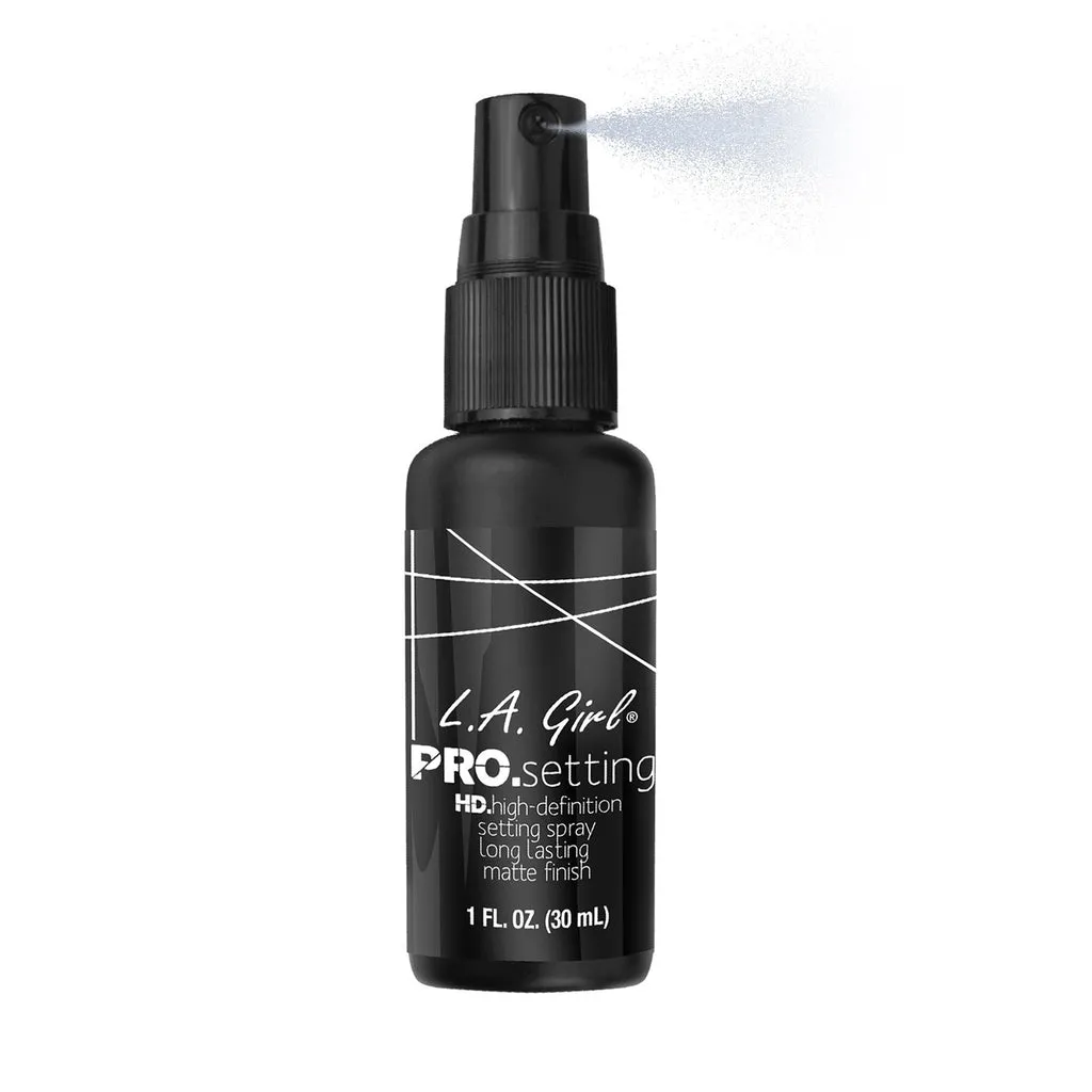 LA Girl Pro Setting HD High Definition Setting Spray HD Long Lasting Matte Finish بخاخ مثبت المكياج