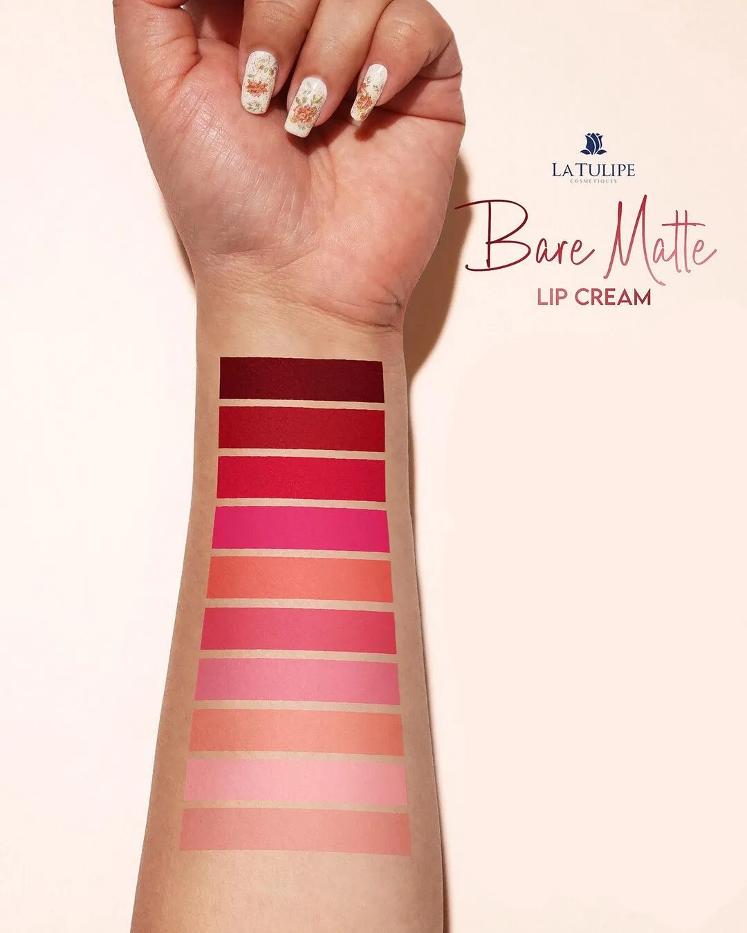 La Tulipe Cosmetiques Bare Matte Lip Cream - 03 Bare Beauty - 4.5g