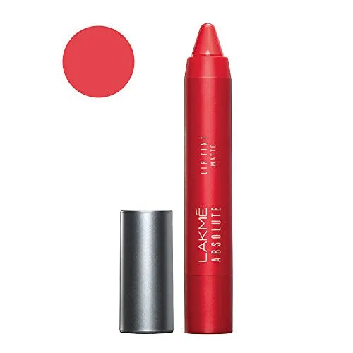 Lakme Absolute Lip Pout Matte Lip Color, Raving Red, 3.7g