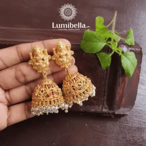 Lakshmi Medium Size Jhumka Earrings