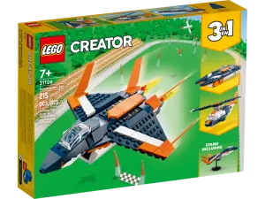 LEGO Creator - Supersonic-jet (31126) 3-in-1 Building Toy LOW STOCK